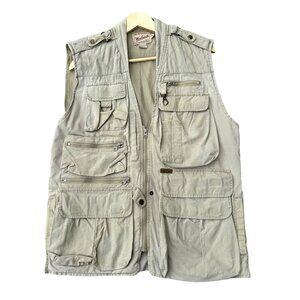 Vintage Woolrich Vintage Trail Fisherman Cargo Tactical Utility Vest Mens Size M